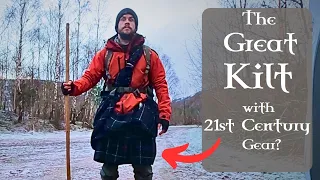 Is the GREAT KILT still useful in the 21st Century? Winter overnight camping experiment