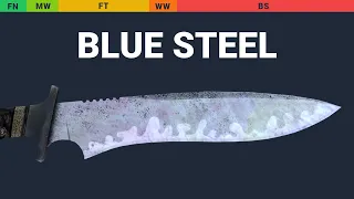 Classic Knife Blue Steel - Skin Float And Wear Preview