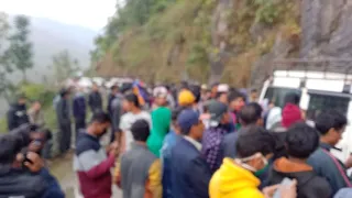 Dangerous accident take place at karnali province with video please like share and suscribe
