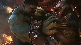 Hulk Vs Thanos | Avengers Infinity War | Pelea Completa en Español Latino | HD