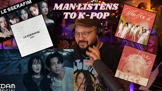K-POP BEGINNER REACTS TO K-POP | TWICE | LE SSERAFIM | IU