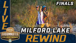 2023 Bassmaster College LIVE at Milford Lake - Finals