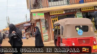 Kisenyi slum, where Somalis live in Kampala Uganda 4k.