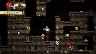 Spelunky XBLA (1080i HD) Mini-Guide #9: Surviving the Temple (with items from the Ice Caves)