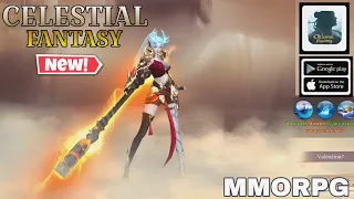 CELESTIAL FANTASY GAMEPLAY NEW MMORPG FOR ANDROID MOBILE 2023 ( RUSSIAN )