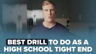 The BEST drill to do as a tight end to level up your game! 📈 #football  #shorts  #tightend #cfb