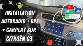 Installation Autoradio Android avec CarPlay & Android Auto sur Citroën C3 & DS3 | Tuto Complet