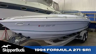 1994 Formula 271-SR1 High Performance Boat Tour SkipperBud's