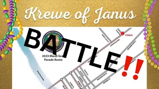 Wossman Vs Richwood / pre-parade battle (Krewe of Janus)