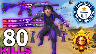 80 Kills😱MY HARDEST GAME in RANKED CONQUERORS LOBBY🥵Solo Vs Squad | PUBG Mobile