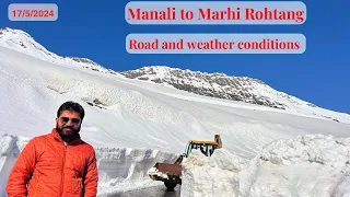 Manali to Rohtang via Gulaba: Latest Weather and Road Updates #manali #rohtang #marhi