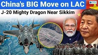 CHINA's BOLD Move near LAC | China Deploys J-20 Stealth Fighters Close to Sikkim | World Affairs