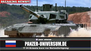Superpanzer T-14 Armata aus der Ukraine abgezogen - Serienproduktion ab 2024 geplant - Breaking News