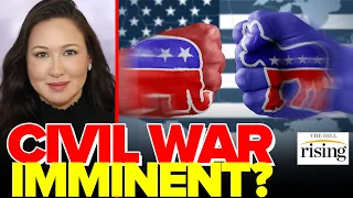 Kim Iversen: Is CIVIL WAR Looming? Americans SUPPORT Red States, Blue States Seceding From US