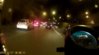 Malta traffic at night