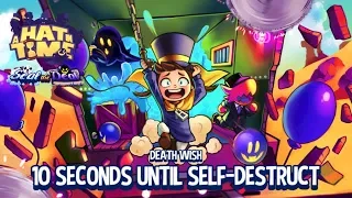 A Hat in Time Death Wish - 10 Seconds Until Self-Destruct (One run) [All Challenges Clear]