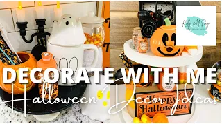 DECORATE WITH ME HALLOWEEN, HALLOWEEN HOME DECOR 2022, DECOR IDEAS, MICKEY HALLOWEEN DECOR, RAE DUNN