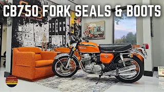 CB750 Fork Seals and Boot Replacement!