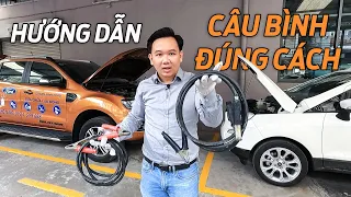 |Kỹ thuật| Hướng dẫn câu điện bình ắc quy xe ô tô Ford đúng cách