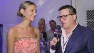 Zingara Designer Valentina Kornhauser interviewed at Mercedes-Benz Fashion Week Swim 2014