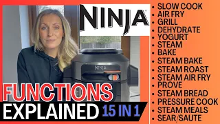 NINJA FOODI 15 in 1 *FUNCTIONS EXPLAINED* & HOW TO USE THE PROBE What Method & Why