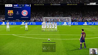 PES 2021 | Barcelona vs Bayern Munich | Messi Free Kick Goal UEFA Champions League UCL | Gameplay PC