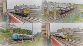 Trains at Hest Bank & Carnforth 21/6/20