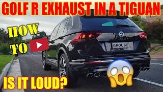 How to fit a GOLF R exhaust to a VW TIGUAN