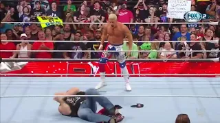 Brock Lesnar regresa atacando a Cody Rhodes en Raw - WWE Raw 03/07/2023 (En Español)