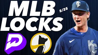 PRIZEPICKS MLB SATURDAY 5/25/24 - FREE PICKS!!! - (15-4 RUN!!!) - BEST PLAYER PROPS - MLB TODAY