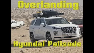 Overlanding at the King of Hammers AWD Hyundai Palisade Johnson Valley 2.5" Truxxx Lift Stock Tires