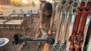 Manufacturing Process of  PTO Shaft For Rotary Trailer || How to Measure and Cut a Tractor PTO Shaft