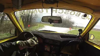 Ostalb Rallye 2023 WP3 Schweizer Hof BMW E30 M3 Fritz Köhler / Sarah Pfaff