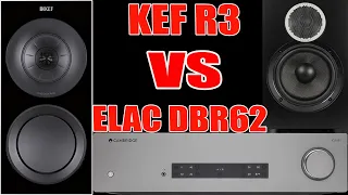 KEF R3 vs ELAC DBR62 / Cambridge Audio CXA81 Integrated Amp / Bookshelf Speakers