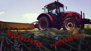 Sekání ležáku na senáže 2019 /Zetor Forterra 9641, Pöttinger Novadisc 305