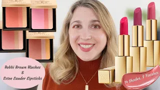 2 Classic Brands, 2 New Products: Estee Lauder Pure Color Lipstick & Bobbi Brown Brightening Blush