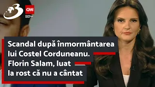 Scandal după înmormântarea lui Costel Corduneanu. Florin Salam, luat la rost că nu a cântat