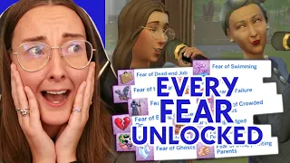 I tried to play The Sims 4 with every fear unlocked