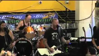 Metallica played in store at Rasputin Music in Berkeley, CA April 16 2016 Record Store Day
