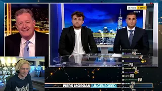 xQc Reacts to Piers Morgan vs Hans Niemann (And His Lawyer)