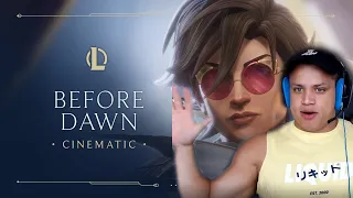 Tyler1 Reacts to "Before Dawn | Sentinels of Light 2021 Cinematic - League of Legends" (w/ Chat)