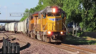 Union Pacific MBNAS at Bloomington, IL - May 18, 2024