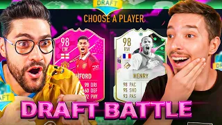 ULTIMUL DRAFT BATTLE THEO VS OVVY DE LA FIFA 23 ADUCE CEI MAI TARI JUCATORI DIN JOC IN ECHIPE !!!