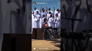Kanye West Sunday Service Perform “Jesus Walks” With North West