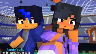 EIN SECRETLY CRUSH ON APHMAU | GOMY GOMY DANCE | MIRROR DANCE | SHUFFLE DANCE - Minecraft Animation