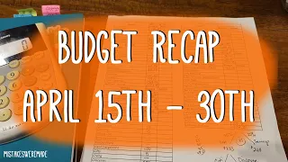 End of April Budget Recap | Debt Progress and Savings Review | Job Teaser Update | MistakesWereMade