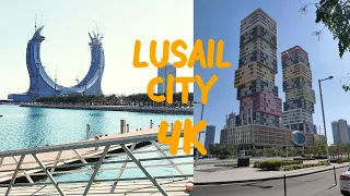 Lusail City Qatar's Newest Smart City | 4K Video | Lusail City | Katara Towers | Doha #lusail
