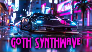 Cruise Through Neon Nights 🌃🚗 Goth Synthwave for the Futuristic Drive