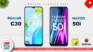 Realme C30 vs Realme Narzo 50i | Full Comparison ⚡