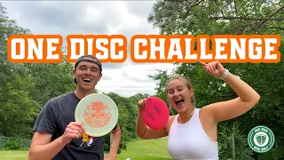 ONE DISC ONLY for the whole round | Disc Golf Challenge 2022